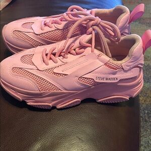 Steve Madden Bubblegum Pink Athletic Shoes